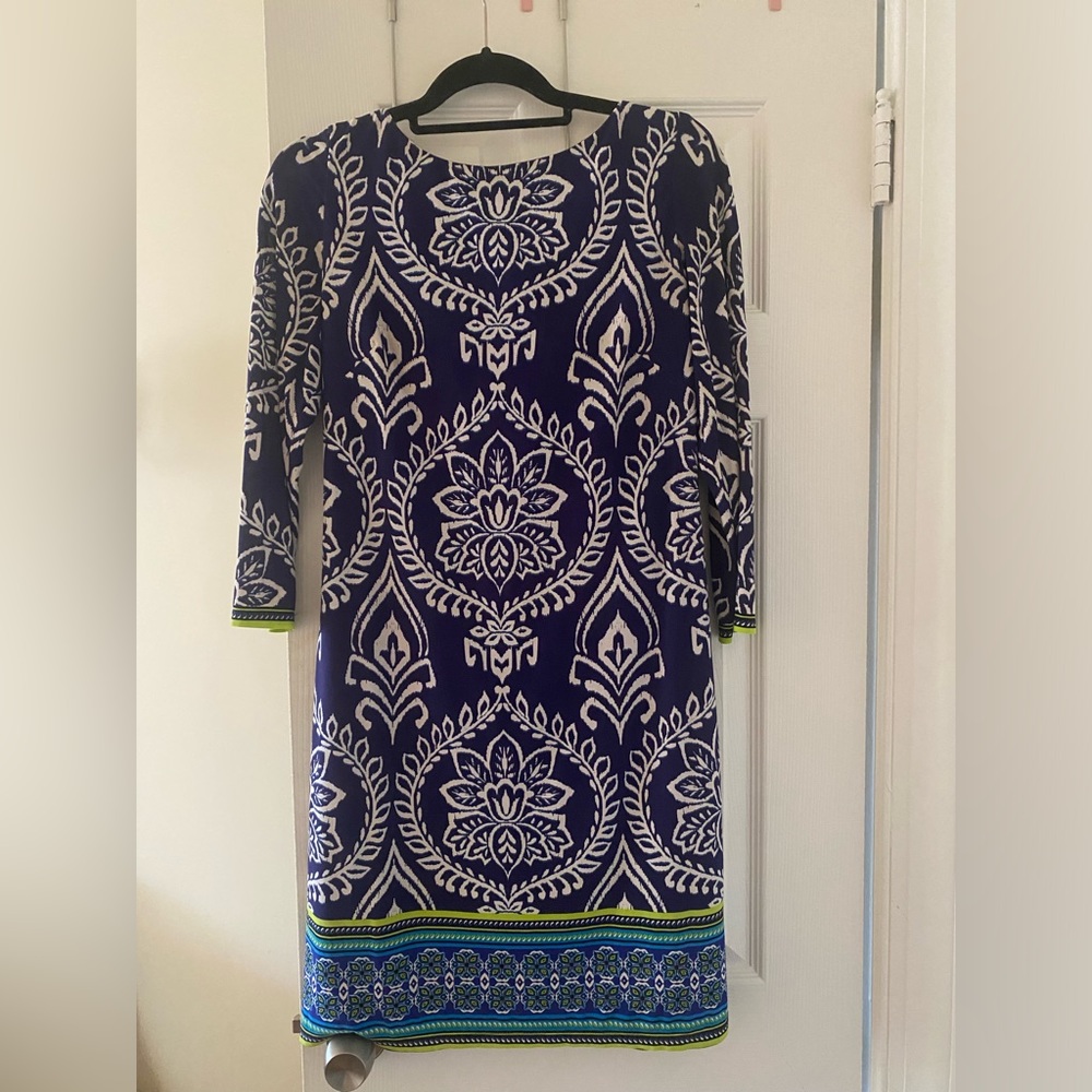 VINCE CAMUTO — gorgeous blue and green dress